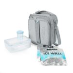 Titan Fridge Cold, Crush Resistant Lunch Pack with 2 Ice Walls in Grey - Image 3