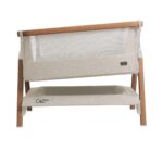 Tutti Bambini CoZee Air Bedside Rocking Crib, Walnut and Ecru - Image 6