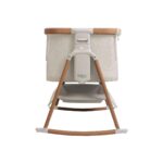 Tutti Bambini CoZee Air Bedside Rocking Crib, Walnut and Ecru - Image 5