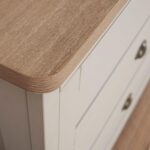 Tutti Bambini Verona Chest Changing Unit, White and Oak - Image 3