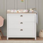 Tutti Bambini Verona Chest Changing Unit, White and Oak