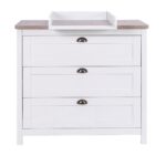 Tutti Bambini Verona Chest Changing Unit, White and Oak - Image 6