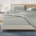 Welhome 500 Thread Count Lyocell Cotton Blend Duvet Set in Silver, King - Image 2